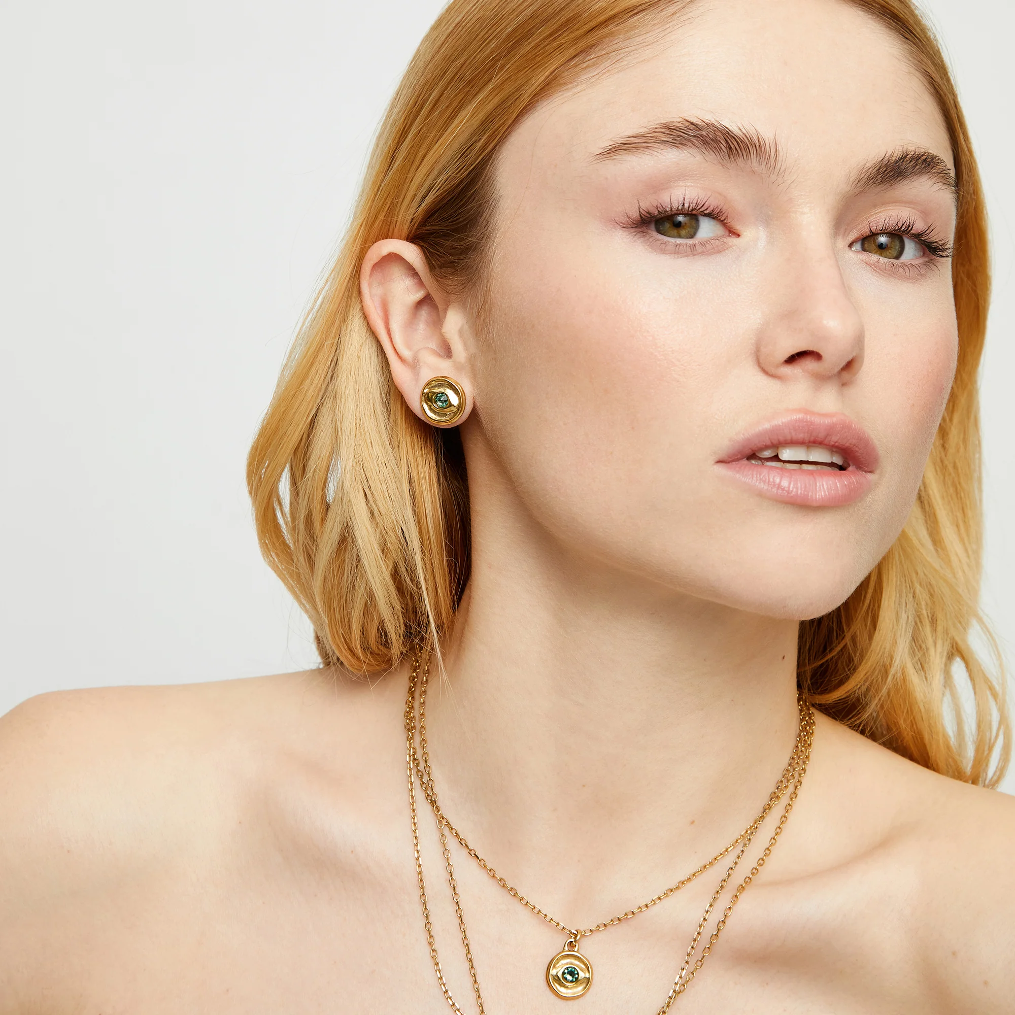 INTUITIVE EYE STUD EARRINGS - Image 4