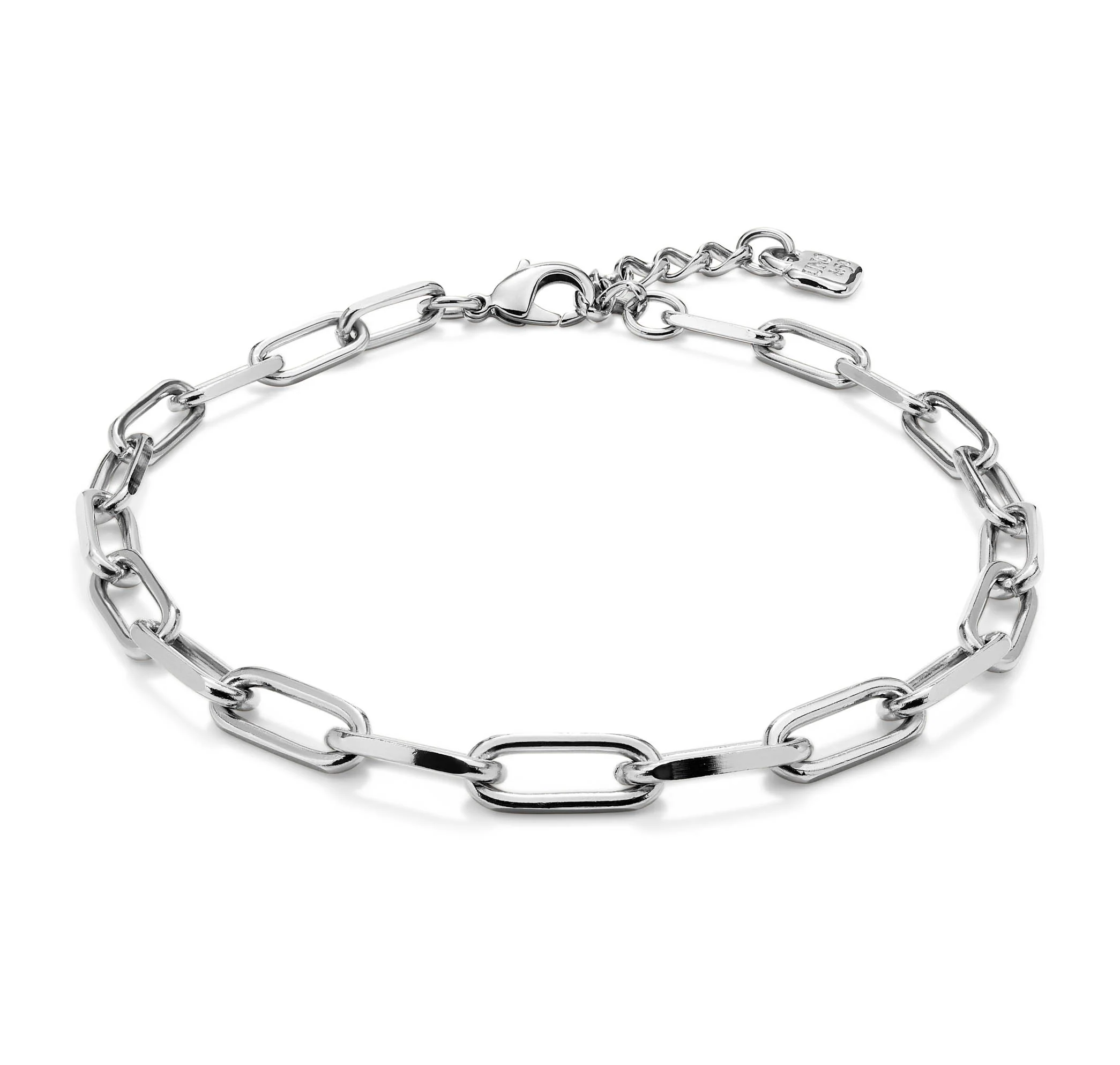 SER VALIENTE CHAIN LINK SILVER NECKLACE - Image 3